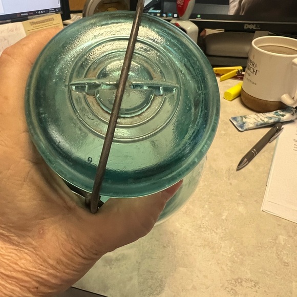 Ball org mason jar with wire lack top and perfect lid make an offer - Picture 4 of 7